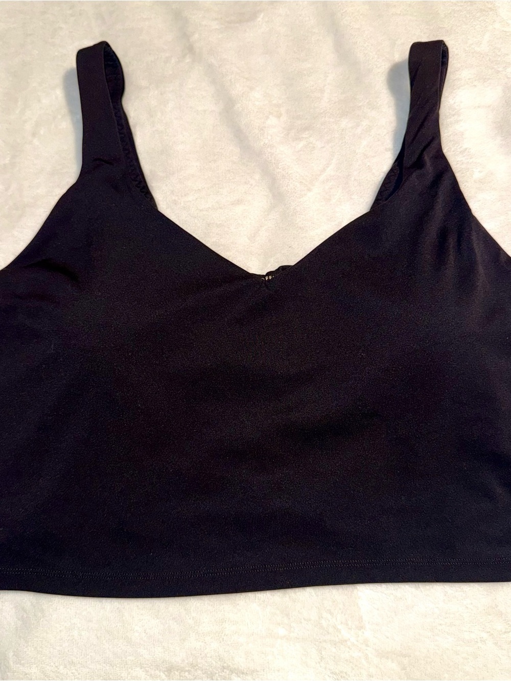 Aerie Black Longline Sport Bra Tank XXL